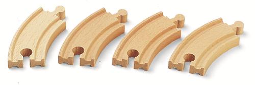 Brio Petits rails courbes 90 mm